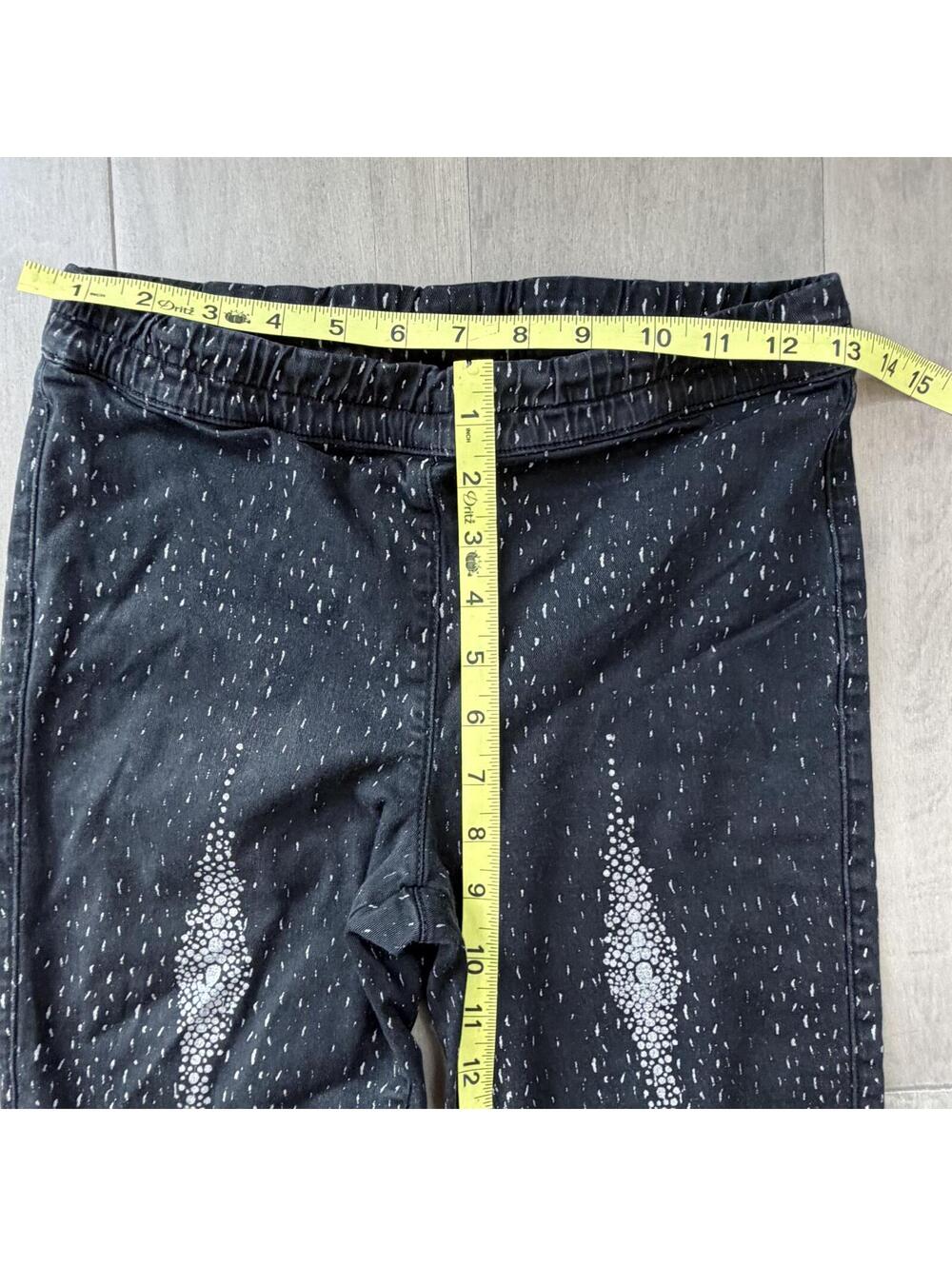 Kelly Wearstler Black Patterned Slim Jeans Size S - Picture 5 of 7